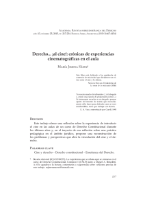 Derecho... &iexcl;al cine! - Facultad de Derecho