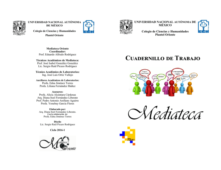 Cuadernillo De Trabajo Mediateca