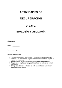Biología 3º de la ESO - Real Colegio Alfonso XII