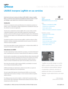 LAUDUS incorpora LogMeIn en sus servicios