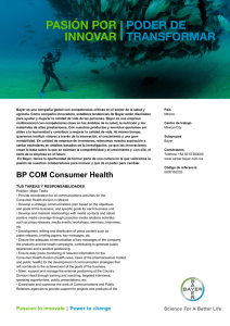 BP COM Consumer Health - Bayer Business Services