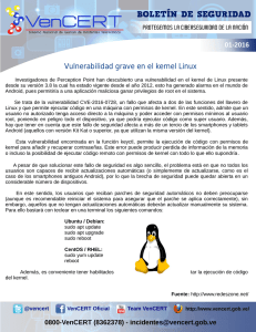 Vulnerabilidad grave en el kernel Linux