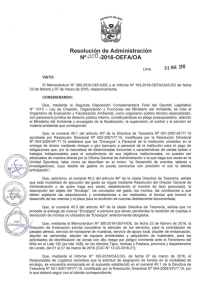 Resolución de Administración Nº o2S0 _2016-0EFA/OA