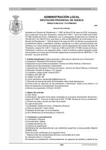 ADMINISTRACIÓN LOCAL - Diputación Provincial de Huesca
