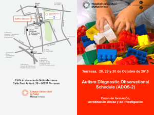 Autism Diagnostic Observational Schedule (ADOS-2)