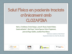 Salut Física en pacients tractats crònicament amb CLOZAPINA