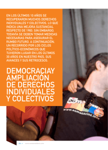 DEMOCRACIAY AMPLIACIÓN DE DERECHOS INDIVIDUALES Y