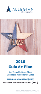 2016 Guía de Plan - Allegian Advantage