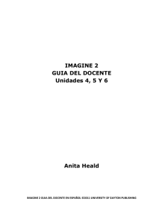 Unidades 4 a 6 Guía Docente - University of Dayton Publishing