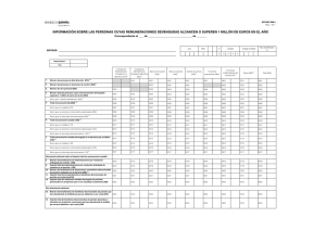 INFORMACIÓN SOBRE LAS PERSONAS CUYAS