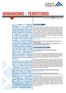 URBANISMO - TERRITORIO