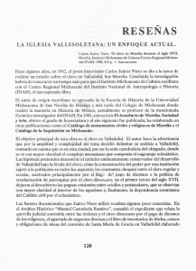 La iglesia Vallisoletana: un enfoque actual. - Tzintzun