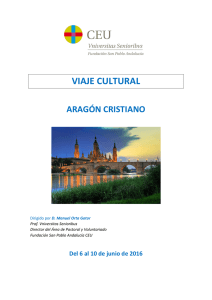 Más información Viaje Cultural "Aragón cristiano"