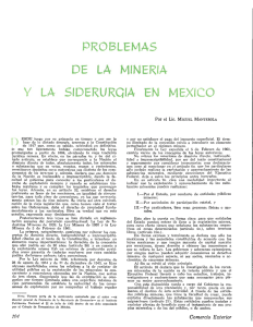 problemas de la mineria y la siderurgia en mexico