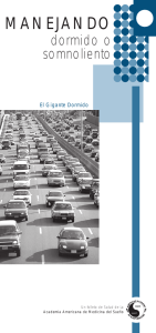 Drowsy Driving Spanish.indd - American Academy of Sleep Medicine