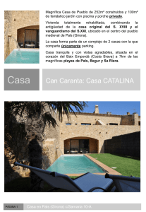 Casa CATALINA en Pals: c/ Samaria 10-A
