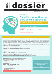 Ciclo &ldquo;Microhabilidades para el &eacute;xito profesional&rdquo;