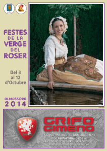 FESTES VERGE 2014 - Ajuntament d`Almassora