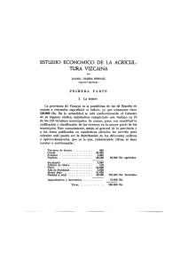 estudio económico de la agricul tura vizcaina