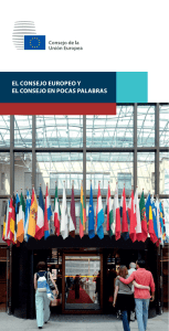 el consejo europeo - Council of the European Union