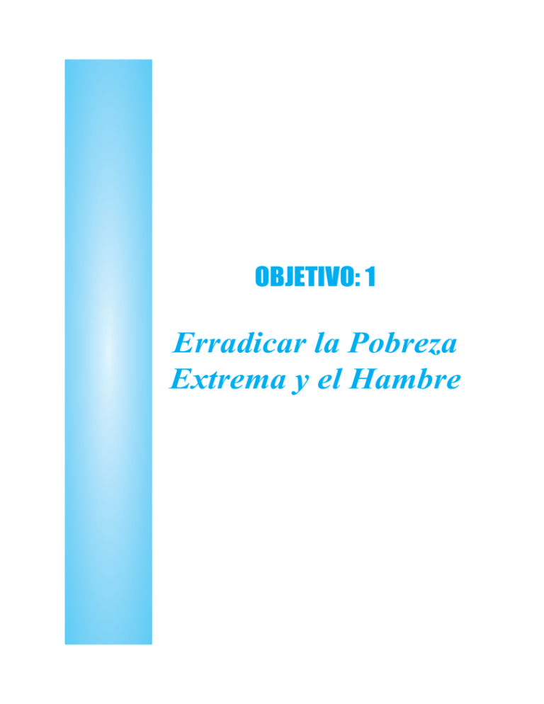 Erradicar la Pobreza Extrema y el Hambre