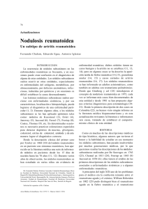 Nodulosis reumatoidea - Acta Médica Colombiana