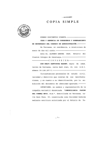 02/02/2007. Cese y Renuncia de Consejeros y