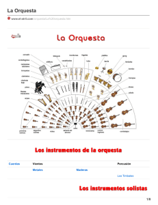 La orquesta a través de la historia