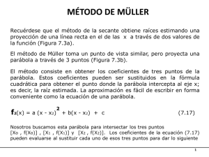 Método de Müller