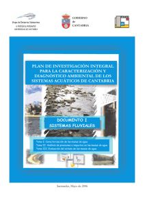 Análisis Presiones e Impactos - Directiva Marco del Agua CANTABRIA