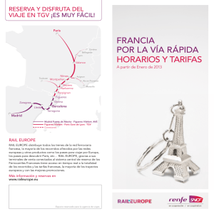 francia por la vía rápida horarios y tarifas - Voyages-sncf