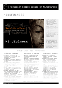 Programa general Reducción de Estrés basado en Mindfulness con