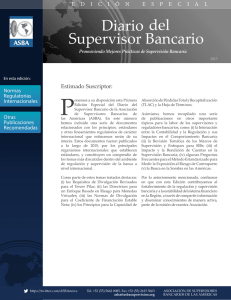 Diario del Supervisor Bancario