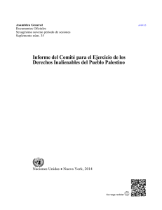 Informe del Comité para el Ejercicio de los Derechos Inalienables