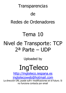 UDP - Ingteleco-Web