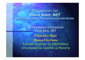 Visual Basic .NET - Grupo Alarcos - Universidad de Castilla