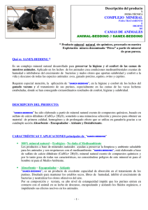 Descripción del producto COMPLEJO MINERAL CAMAS DE