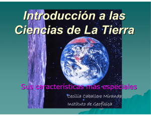 Introducción a las Ciencias de La Tierra