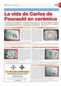 18 Relieves sobre su vida - Familia Carlos de Foucauld en España