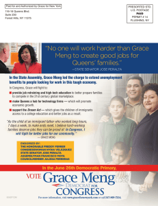 “No one will work harder than Grace Meng to create good jobs for