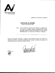 Page 1 Aduana Nacional de Bolivia eficiencia y transparencia