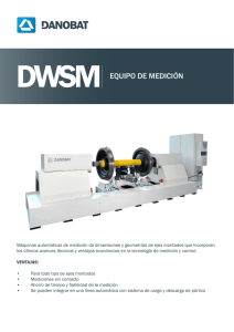 equipo de medición para ejes montados DANOBAT DWSM