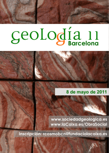 Barcelona - Sociedad Geológica de España