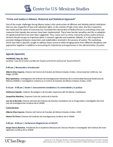 “Crime and Justice in Mexico: Historical and Statistical Approach