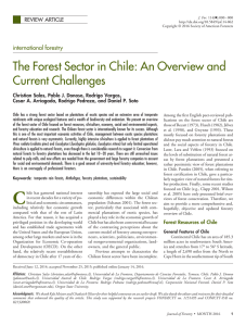The Forest Sector in Chile: An Overview and Current Challenges