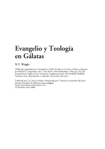 Evangelio y Teología en Gálatas