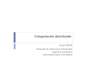 Computación distribuida - Arcos
