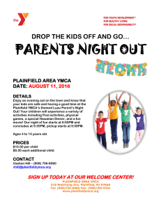 parents night out - The Plainfield YMCA
