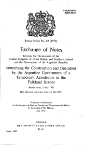 Exchange of Notes - UK Treaties Online