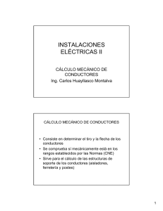 INSTALACIONES ELÉCTRICAS II